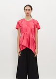 Satin Peplum Top