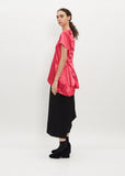 Satin Peplum Top