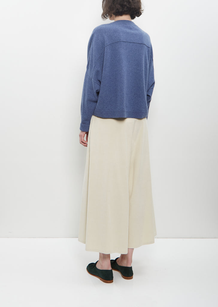 Cashmere Chunky Sweater — Denim
