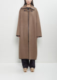 Wool Double Clasp Coat