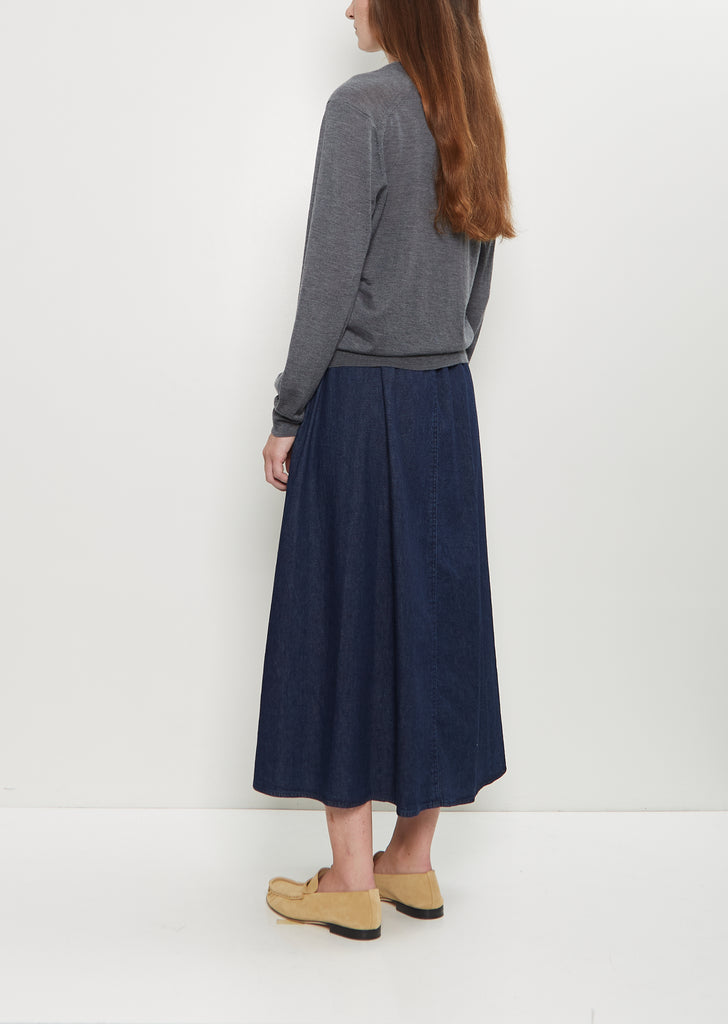 Julio Lightweight Cashmere Sweater — Anthracite Melange