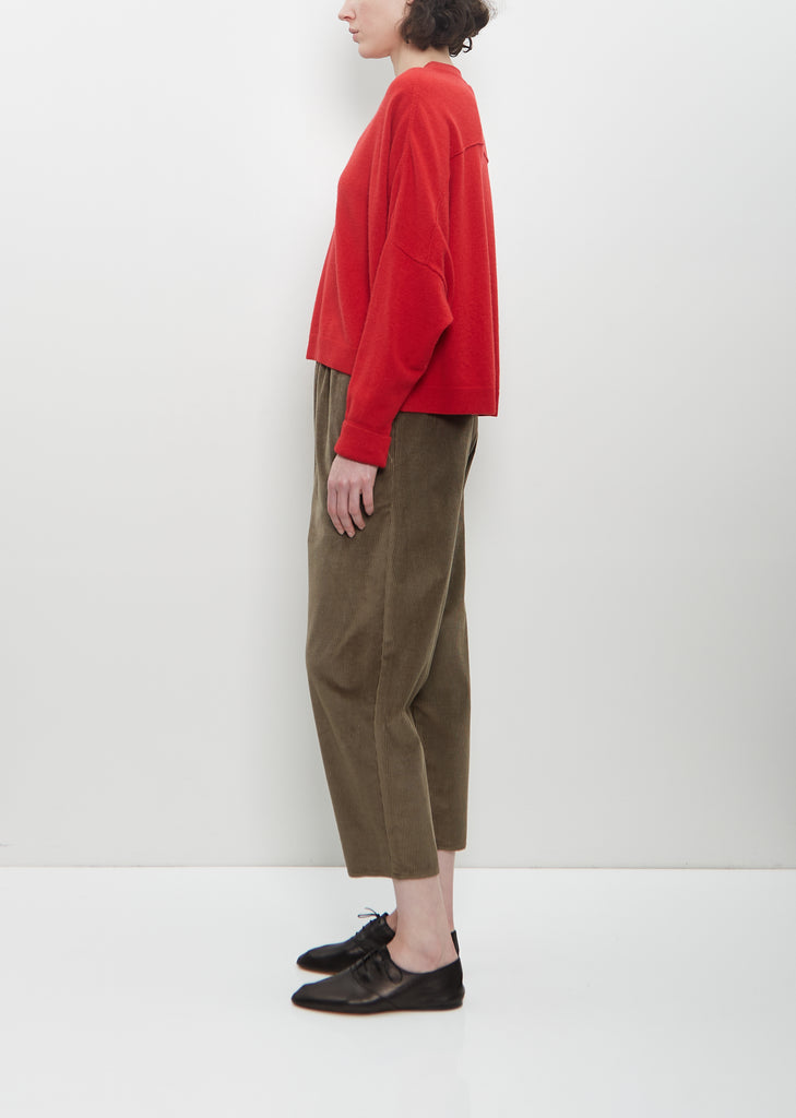 Cashmere Chunky Sweater — Rosso