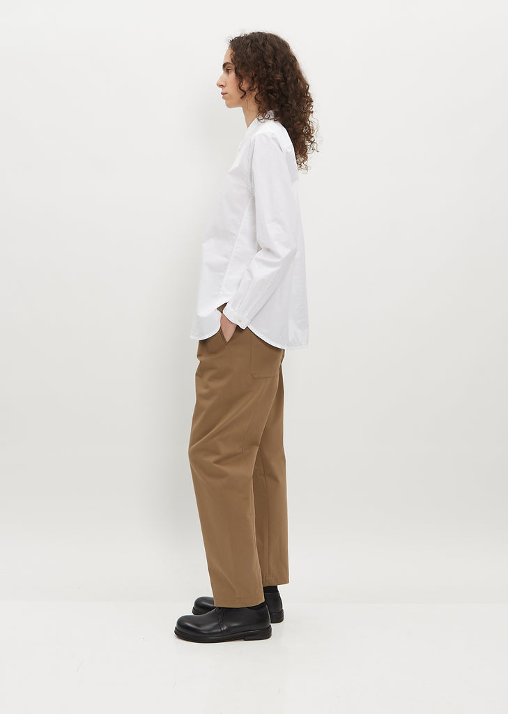 The Botanist Shirt — Poplin Chalk