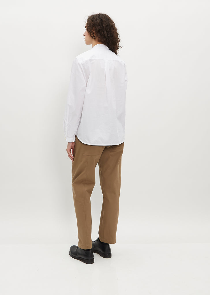 The Botanist Shirt — Poplin Chalk