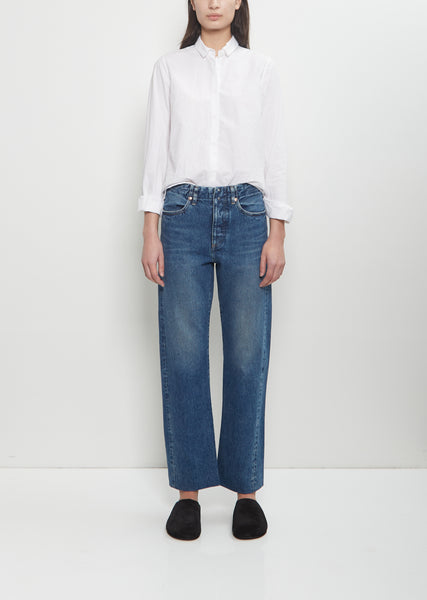 TANAKA】 CROP JEAN TROUSERS VINTAGE BLUE