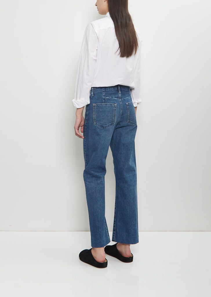 Straight Jean Trouser — Vintage Blue