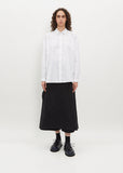 The Draughtsman Shirt — Poplin Chalk