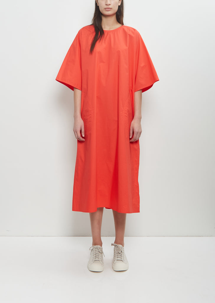 Doha A-Shape Dress — Poppy