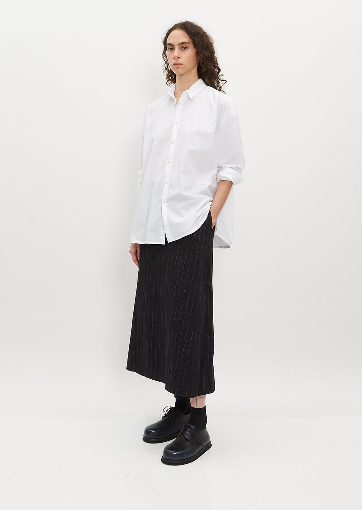 The Draughtsman Shirt — Poplin Chalk