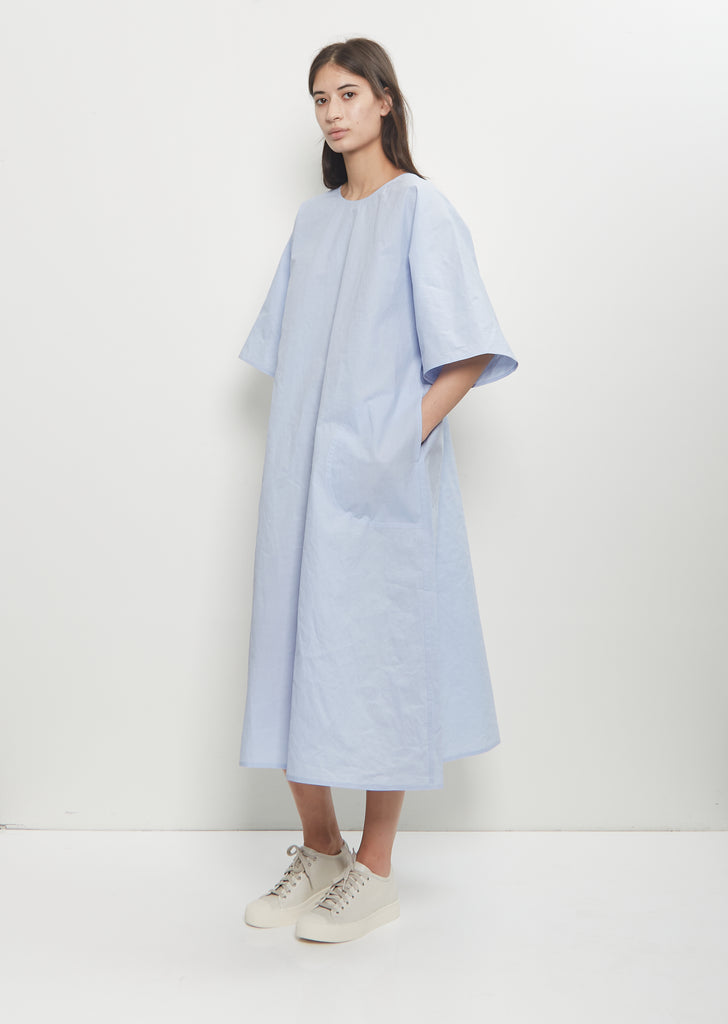 Doha A-Shape Dress — Sky