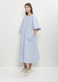 Doha A-Shape Dress — Sky