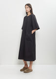 Doha A-Shape Dress — Black