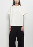 Cotton Fleece Tulsa Oversized T-Shirt — Ivory