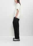 Cotton Fleece Tulsa Oversized T-Shirt — Ivory
