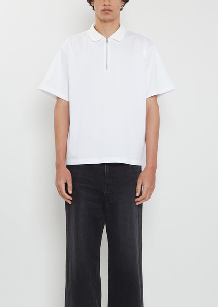 Cotton Jersey Polo Shirt – La Garçonne