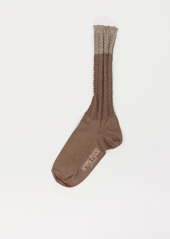 Churros Socks — Rose Brown