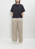 Cotton Belem Short Sleeve Shirt — Black