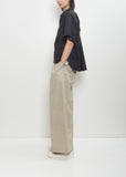 Cotton Belem Short Sleeve Shirt — Black