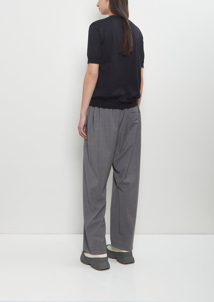 Memphis C-Neck Sweater — Dark Navy Melange
