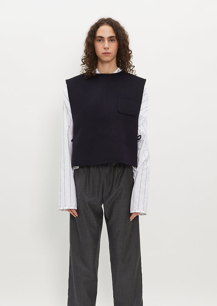 Strik Vest Doubleface Wool & Cashmere