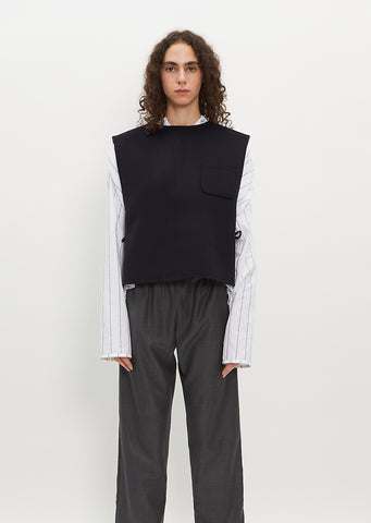 Strik Vest Doubleface Wool & Cashmere