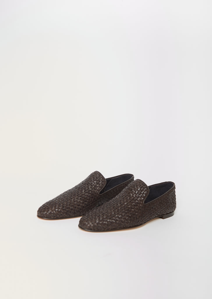 Weaving Leather Mocassino