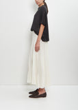 Virgin Wool Pleated Pants