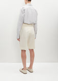 Frankie Wool Shorts — Off White