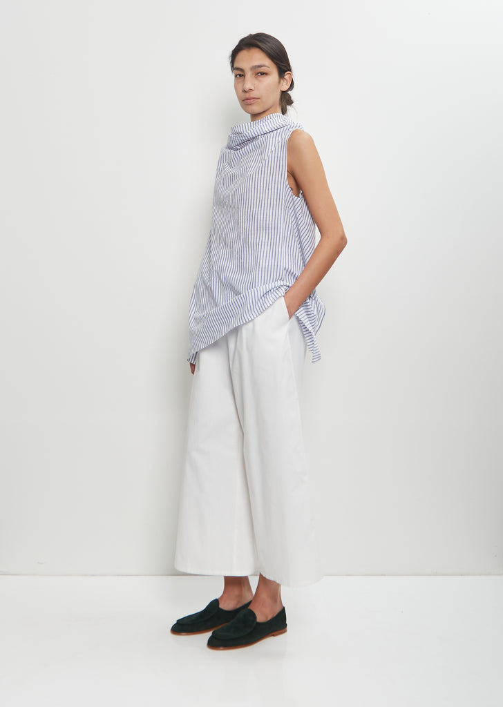 Cotton Full Jean Pants — White
