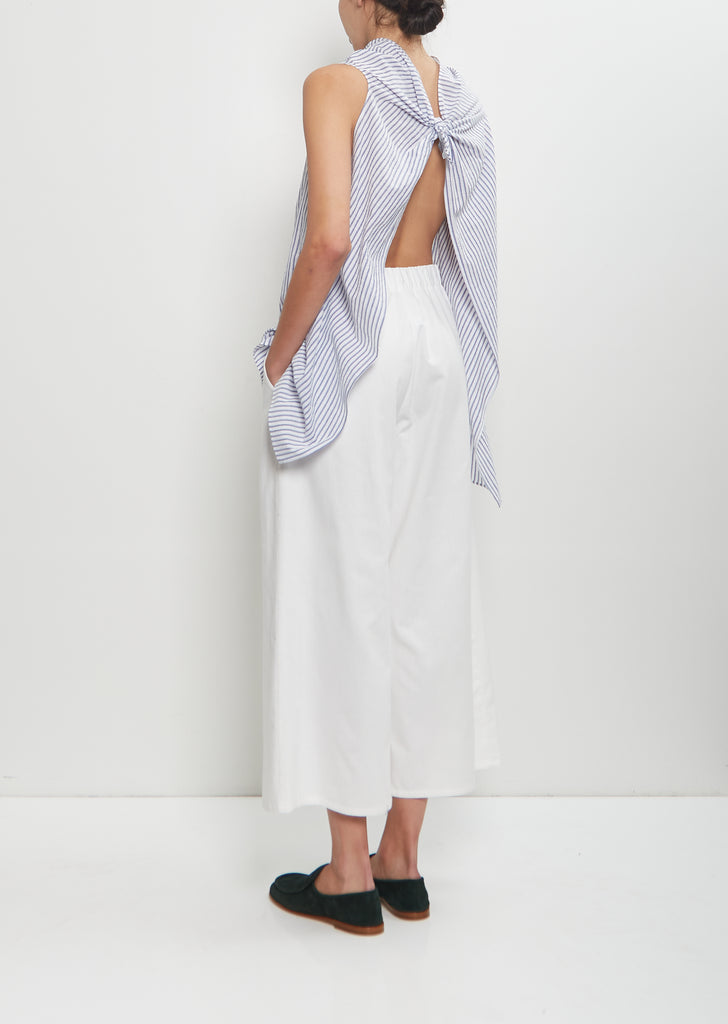 Cotton Full Jean Pants — White