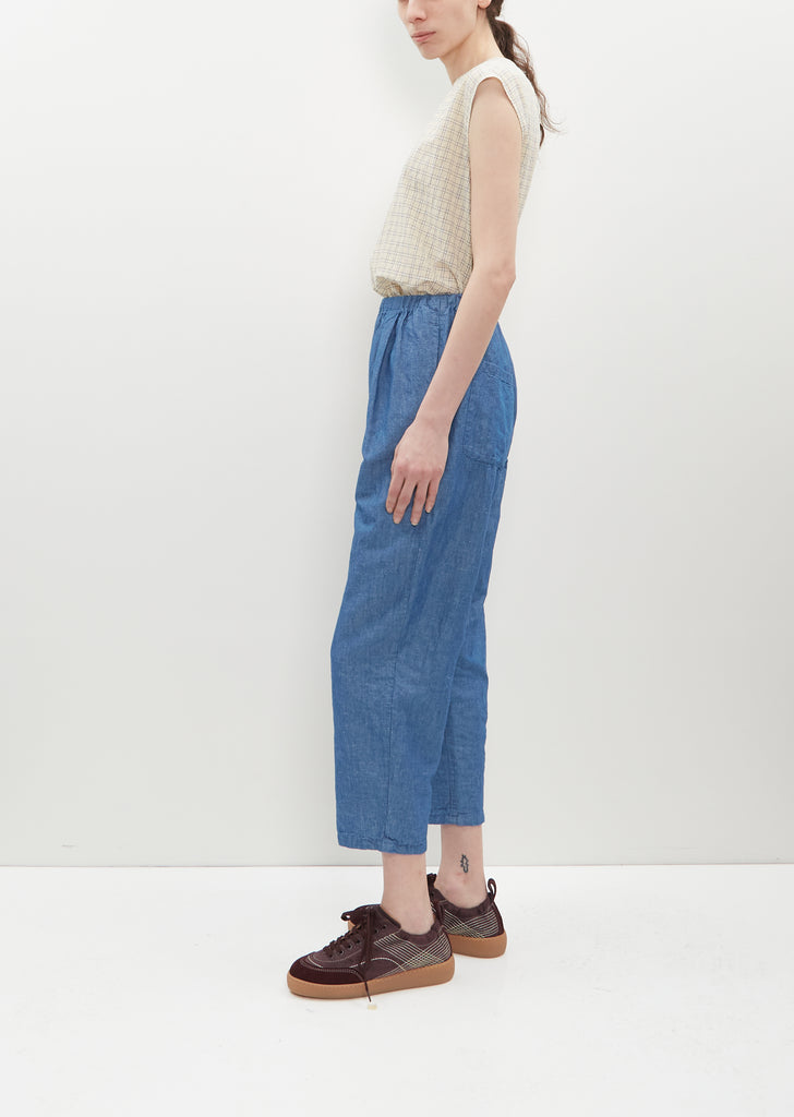 Denim Pull On Trousers