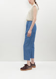 Denim Pull On Trousers