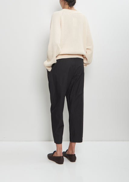 Cotton Carrot Pants — Nerone – La Garçonne
