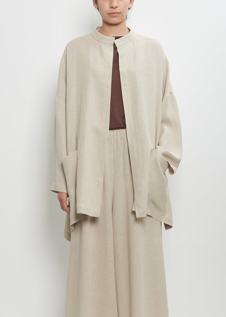 Linen Cardigan Coat