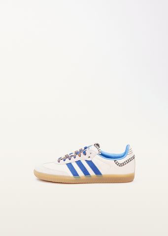 WB Nylon Samba — Cream / Blue