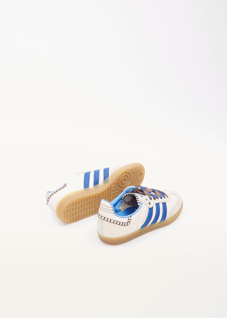 WB Nylon Samba — Cream / Blue