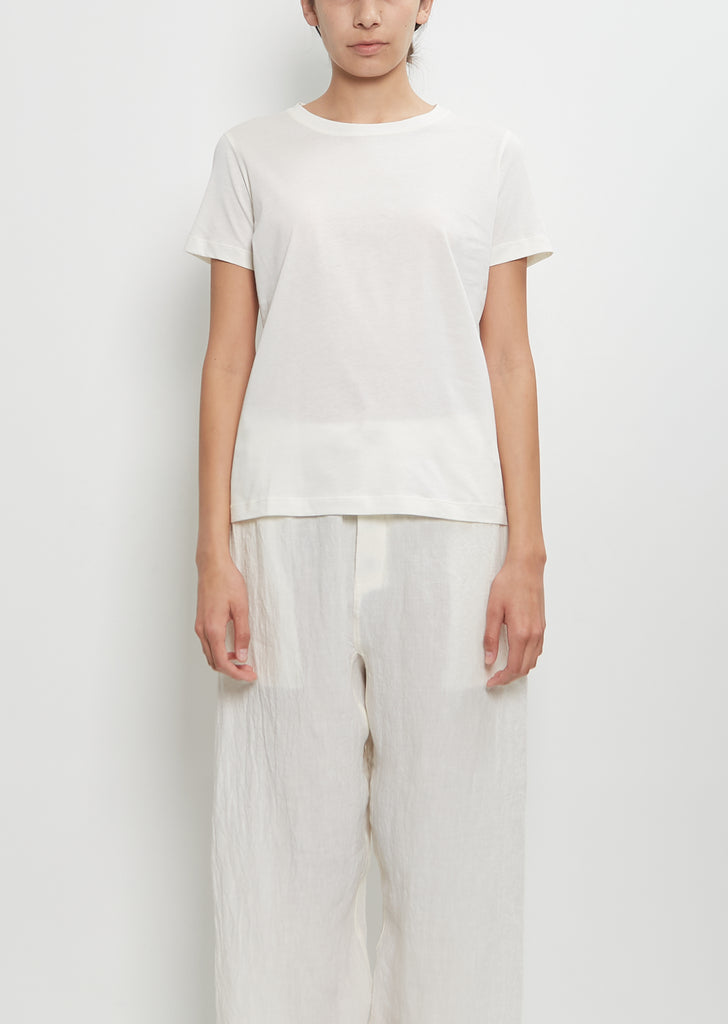 Cotton Turin Short Sleeve Tee — Ivory