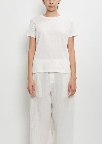 Cotton Turin Short Sleeve Tee — Ivory