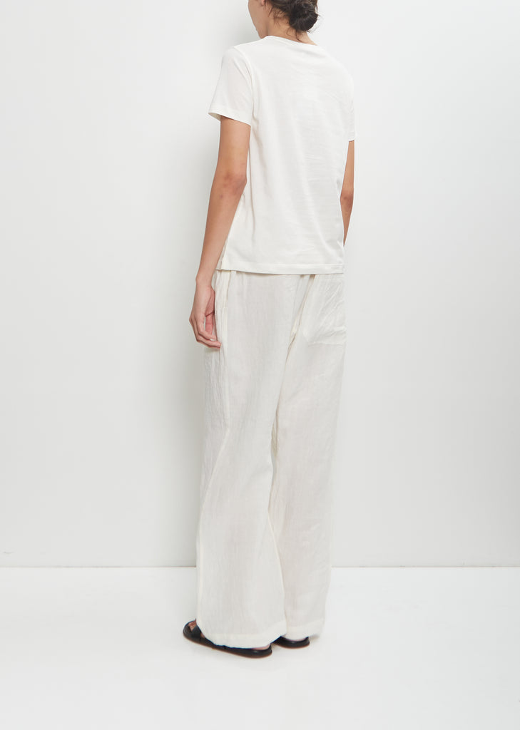 Cotton Turin Short Sleeve Tee — Ivory