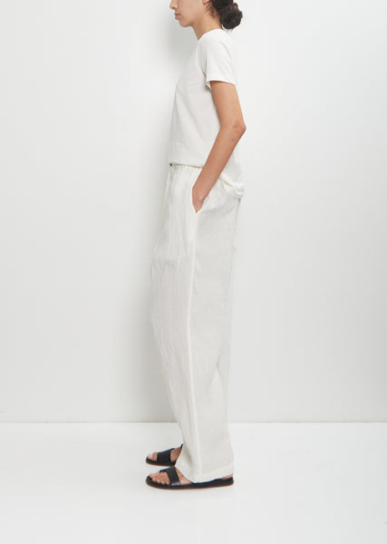 Linen Pilar Low Crotch Pant – La Garçonne