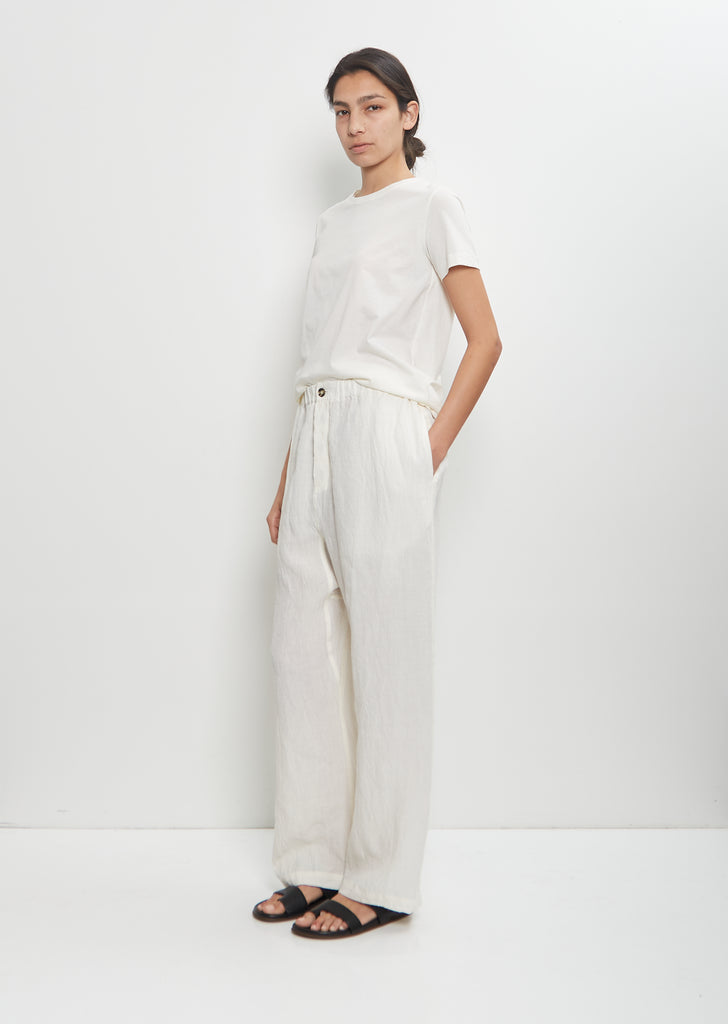 Linen Pilar Low Crotch Pant