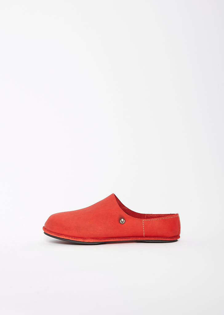 Guidi Sabot Clogs — Red