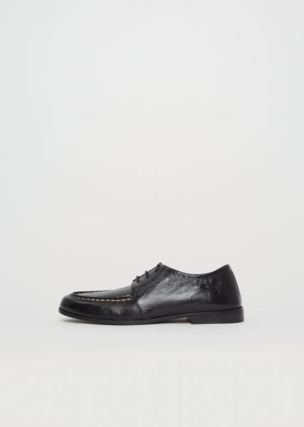 Mobasso Leather Lace-Up Derby – La Garçonne