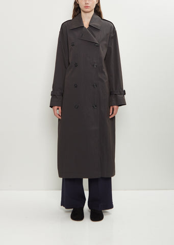 Crisp Cotton Summer Trench
