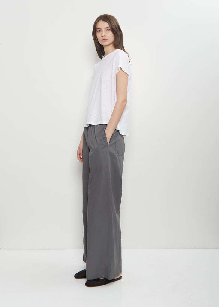 Cotton Diana Pant — Grey