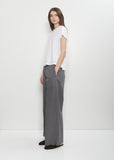 Cotton Diana Pant — Grey