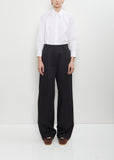Cotton Portias Pants — Black