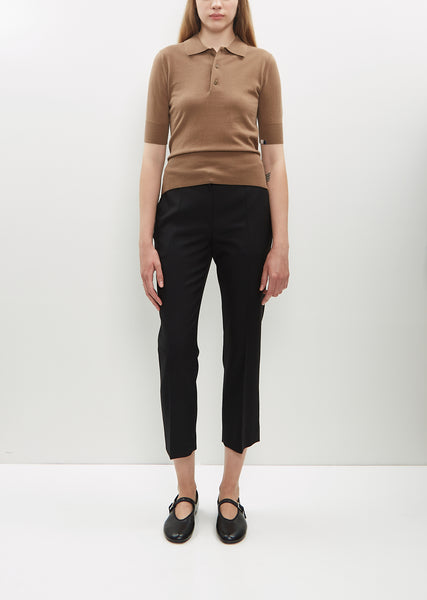 【HELENE PARIS】Velour Bootcut Pants ★韓国人気★ 追跡付 PANTS BLACK – Vauthier Paris