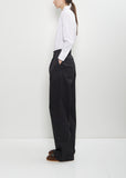 Cotton Portias Pants — Black