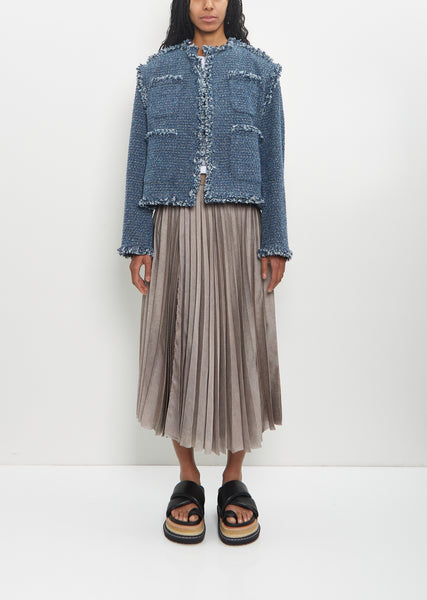 sacai 国内買付 Punching Denim Jacket Cotton Denim Punching Jacket – La Garçonne